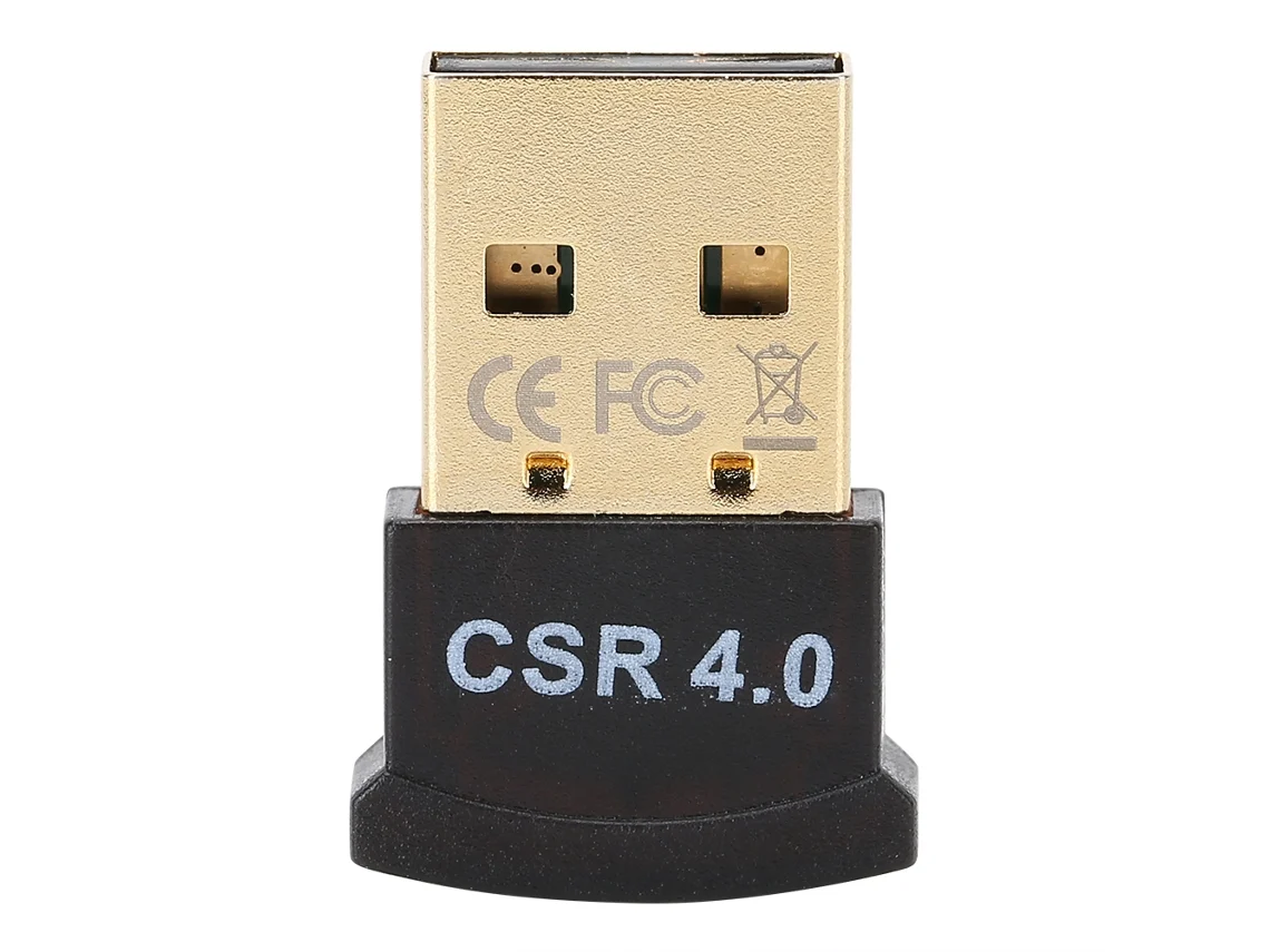 Adaptador Bluetooth 4.0 Usb Mini Receptor Transmissão Suporta Múltiplos Idiomas Plug And Play
