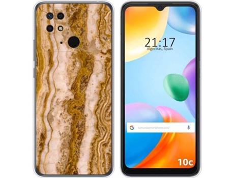 Carcasa para Xiaomi Redmi 10C TUMUNDOSMARTPHONE Dibujos Mármol 10 Multicolor