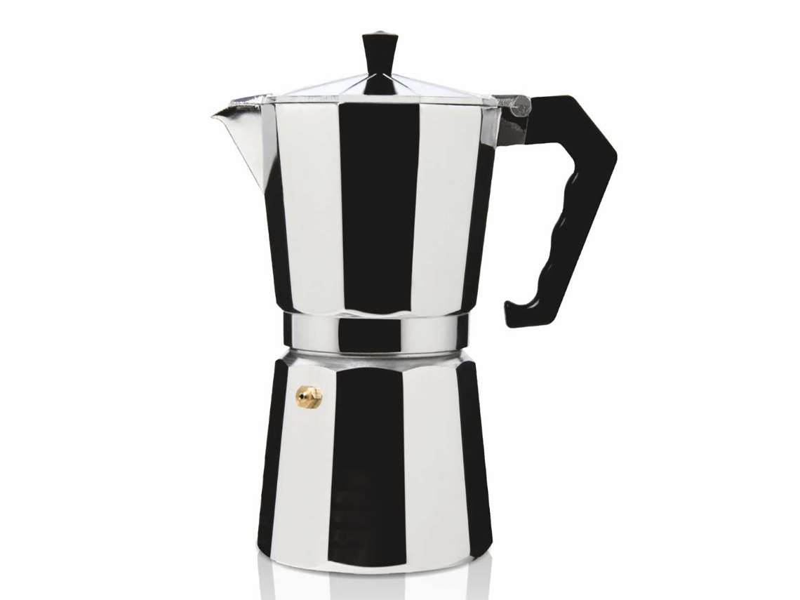 Cafetera italiana HAEGER MOKA Pot 9 (Aluminio - 9 Tazas)