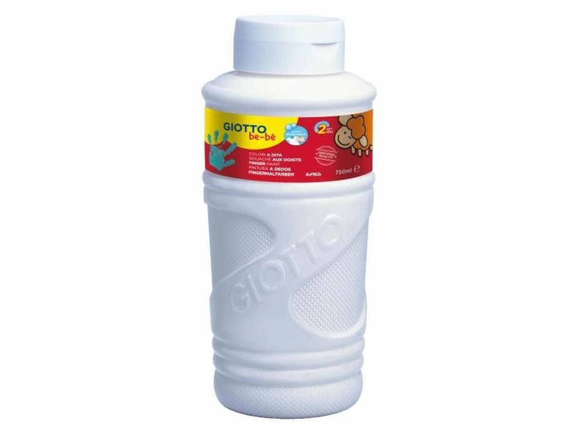 Tinta para Colorerar con los Dedos CREALL (Blanco-750 ml)