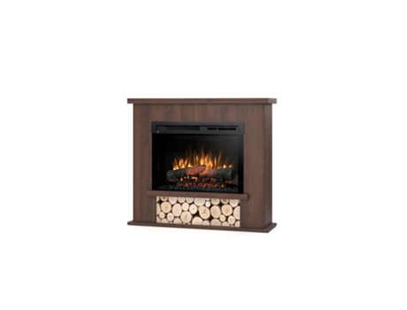 Chimenea LED eléctrica de pie TULA Roble 26' 100 x 88 x 28 OUTINFIRE