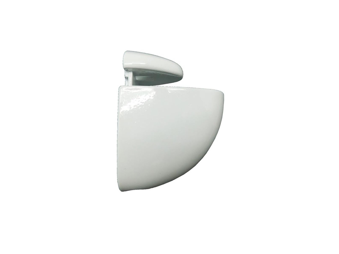 Soportes para estantes MICEL SP08 Blanco Zamak 42x53 mm (2 Unidades)