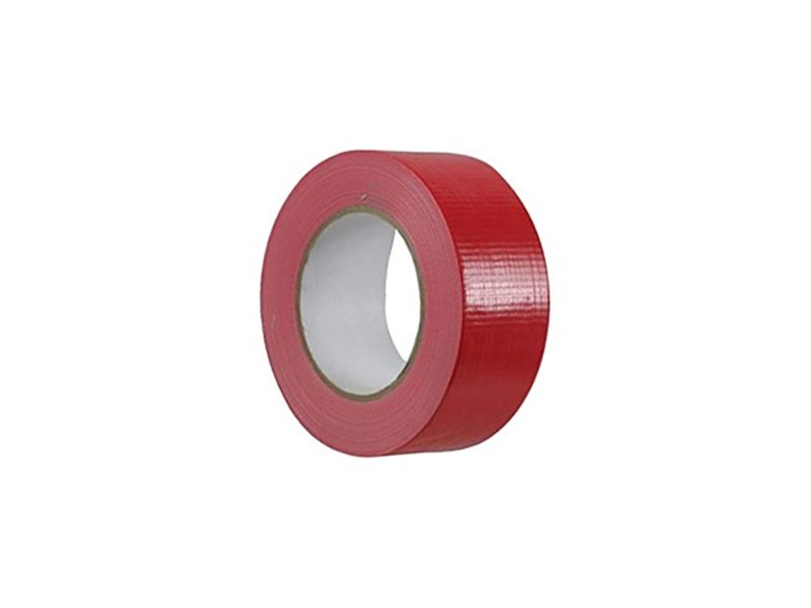 Rollo De Cinta Adhesiva Roja 10mt X50mm Miarco