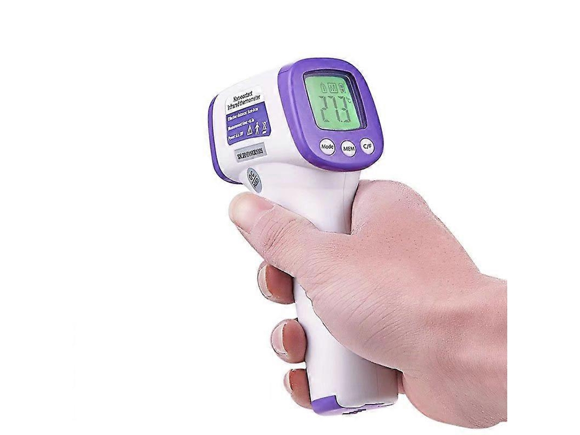 Termómetro médico de frente con pantalla LCD, termómetro infrarrojo sin contacto para adultos, con alarma de fiebre y función de memoria. Ly Ebike