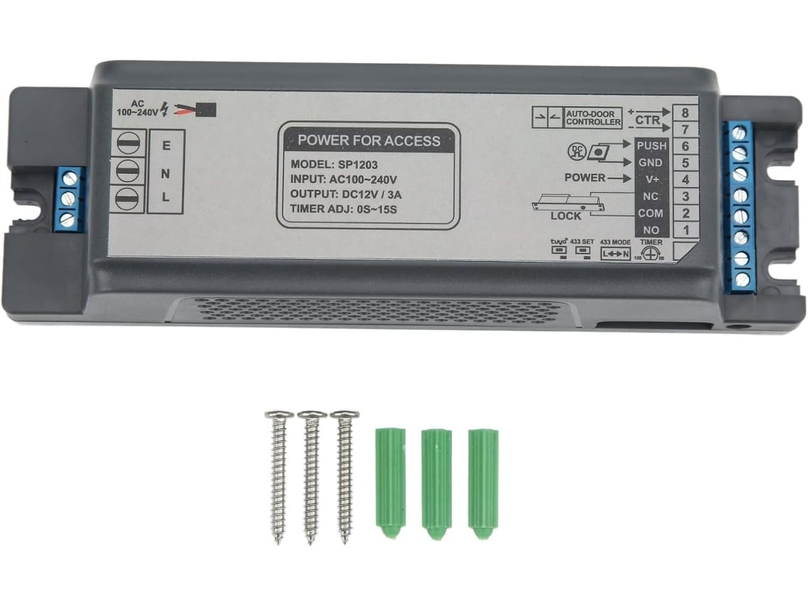 Controlador De Acceso De Control De Potencia Ca Cc 0s A 15s Aplicación Destructiva Abs Material Remoto