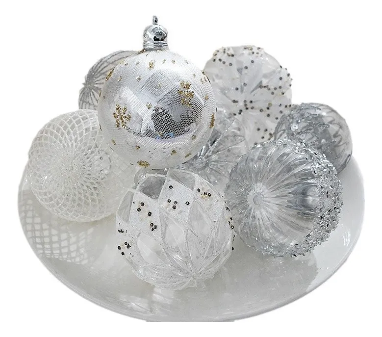 Nuevas bolas navideñas, bolas decorativas pintadasvayotoy