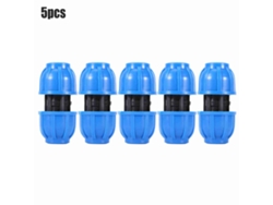 Conector de tubería de agua recto de 20 mm x 20 mm PE (5 piezas)