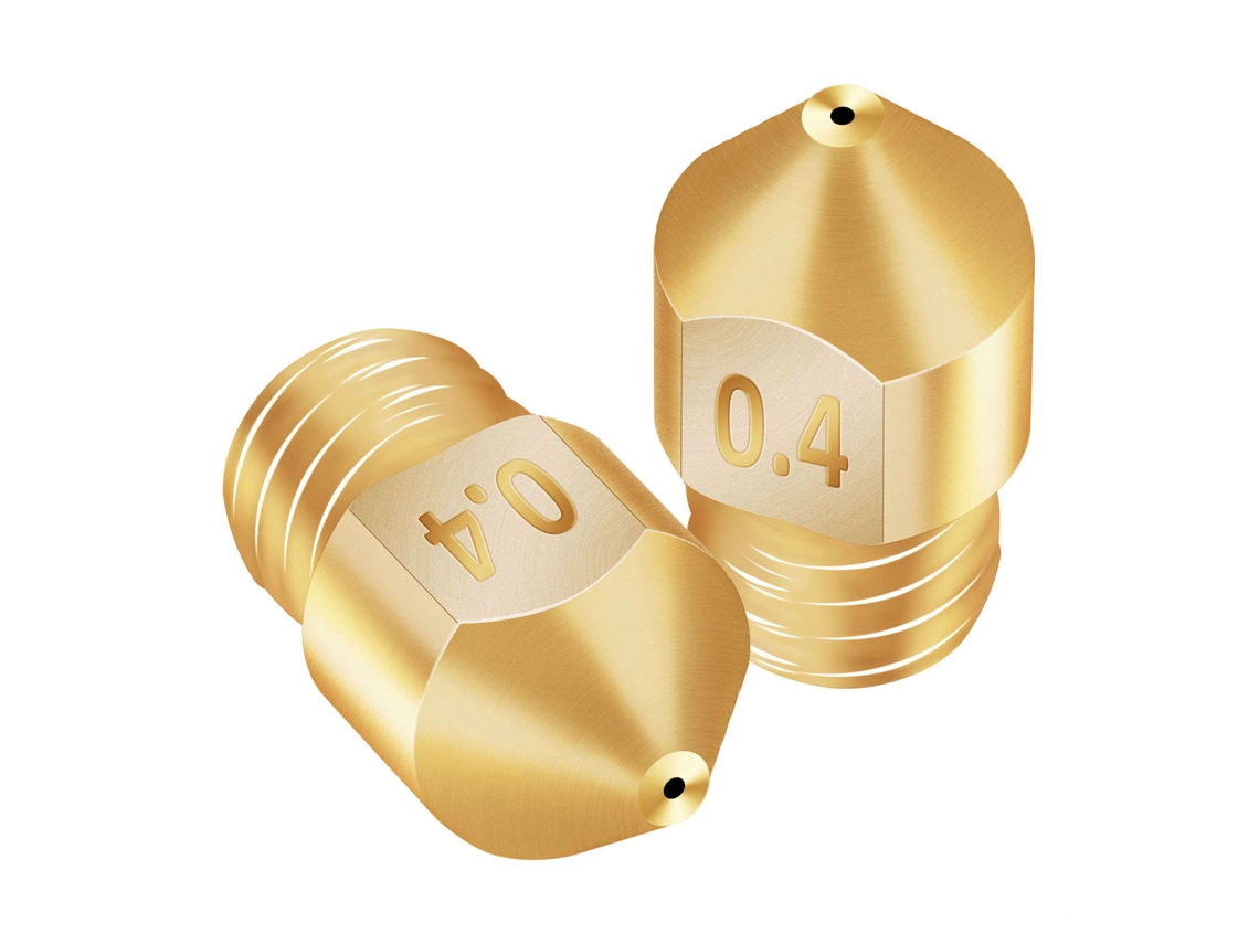6 Piezas Boquilla Extruder Latón Cobre Mk8 0.4mm Para Impresora 3d Creality Cr-6 Se Filamento 1.75mm