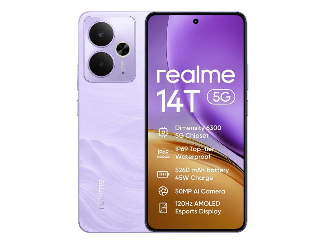 Realme 14t 8256gb Ds 5g Morado Lightning Original