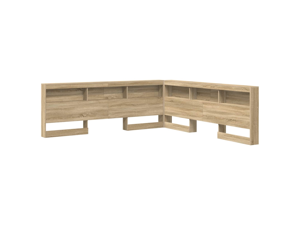 Maison Exclusive - Cabecera De Almacenamiento Con Estante Roble Sonoma 180 Cm