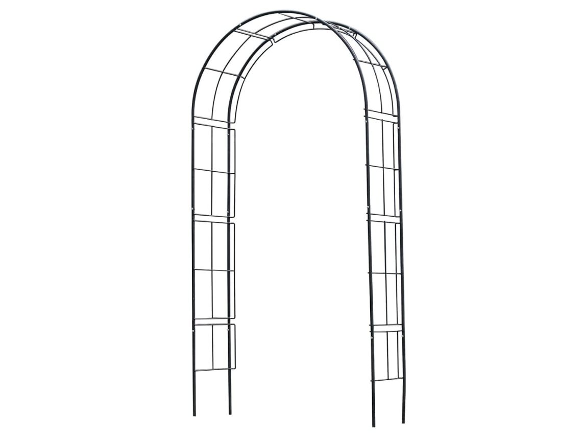 Arco de jardin NATURE Negro Acero (113 x 38 cm)