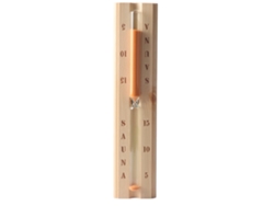 Reloj de arena de madera para sauna de 15 minutos. Equipo de spa para sauna.