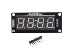 Módulo De Pantalla Led De 7 Segmentos Y 4 Dígitos Con Pin De 5 V Para Reloj Digital Diy
