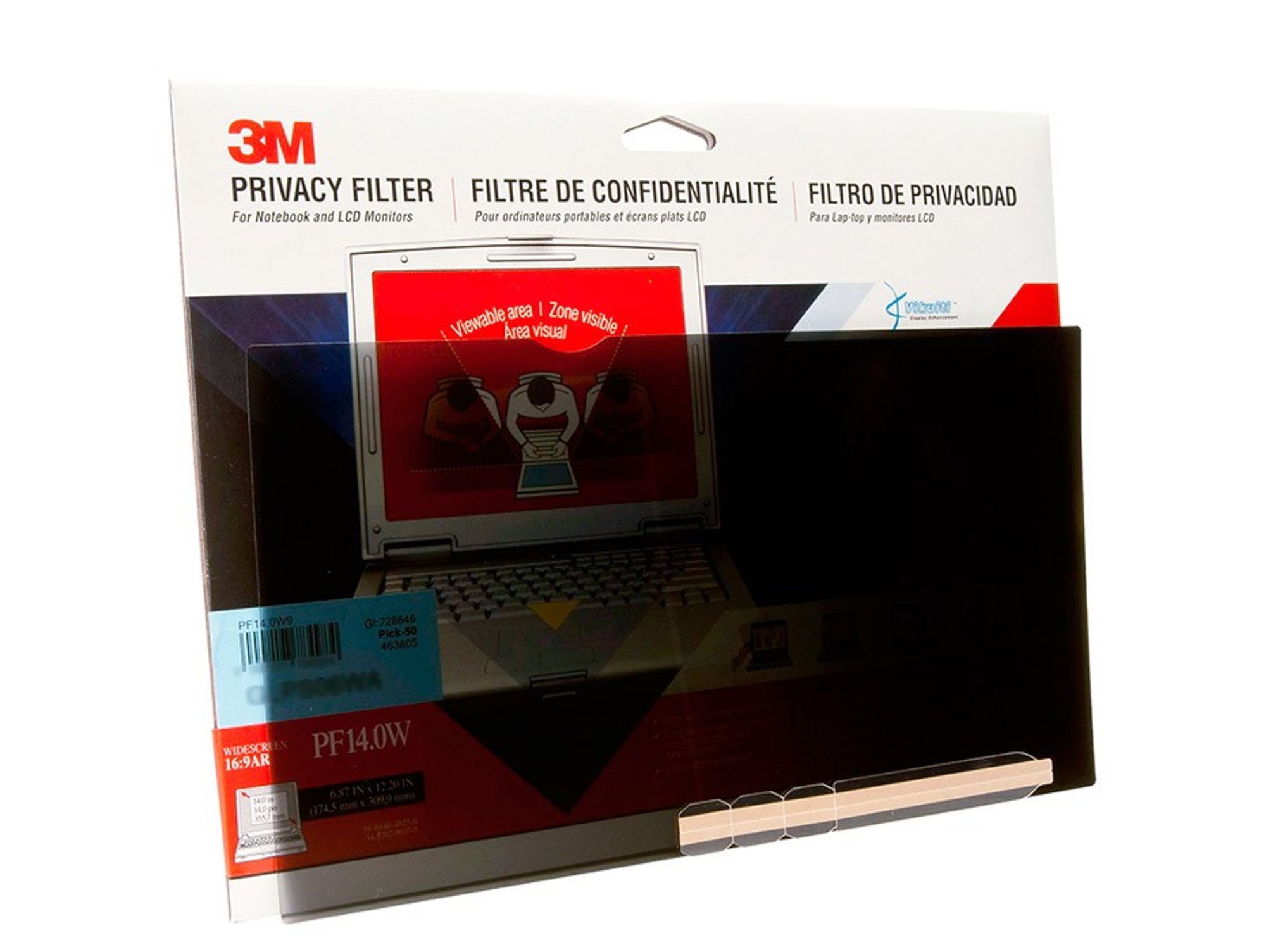 Filtro de Privacidad LENOVO 0A61769 (Para pantallas 14'')