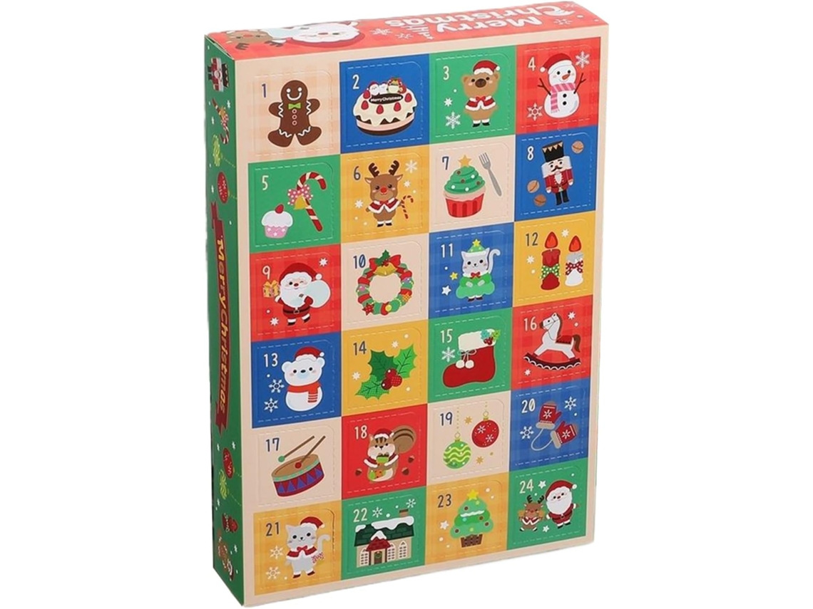 Set de temporizador de cuenta regresiva para vacaciones, kit con separadores, colección de cajas sorpresa