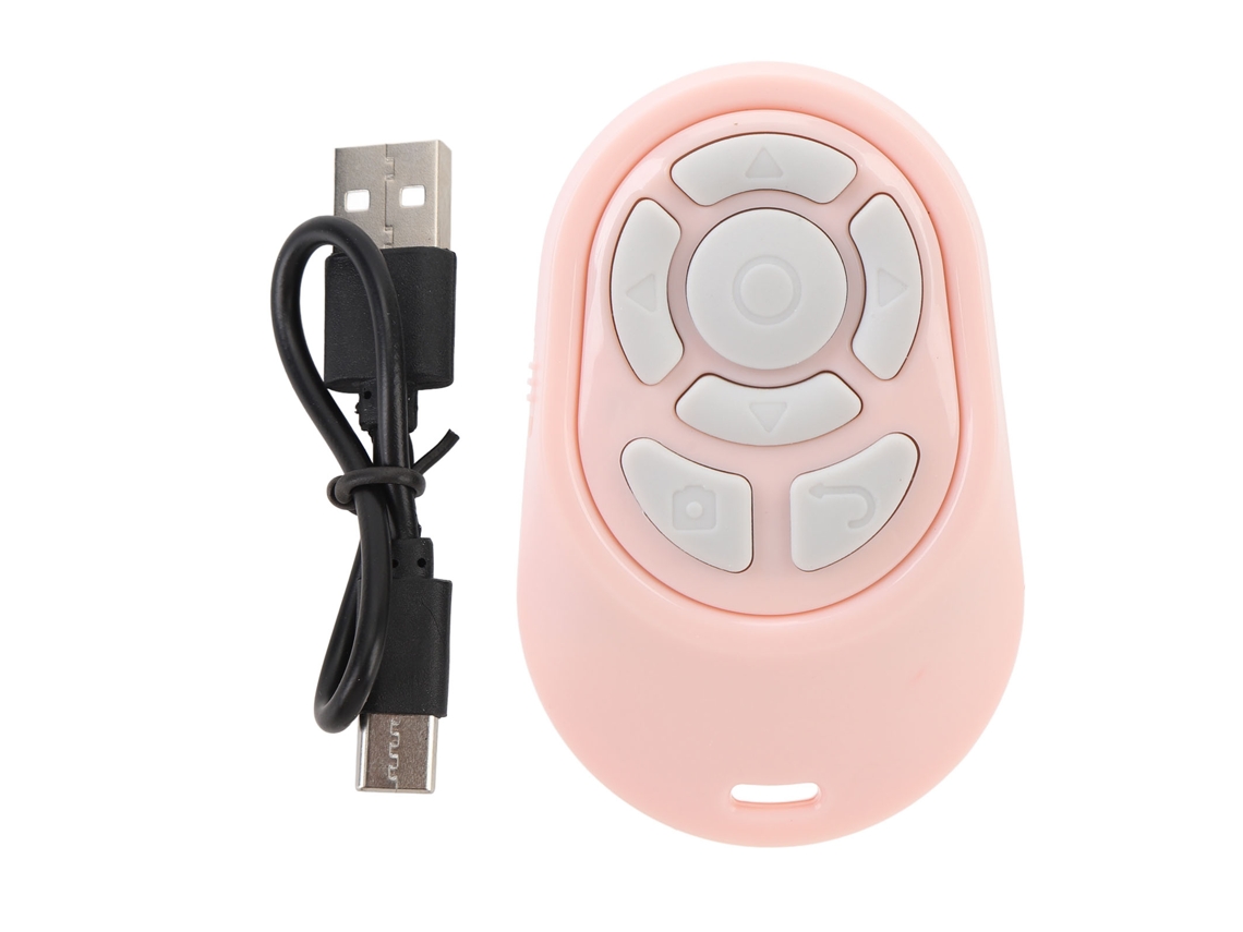 Anillo De Control Remoto Bt5.2 Con Desplazamiento Para Vídeos Cortos, Móviles Y Tabletas, Control Inalámbrico, Rojo Claro.