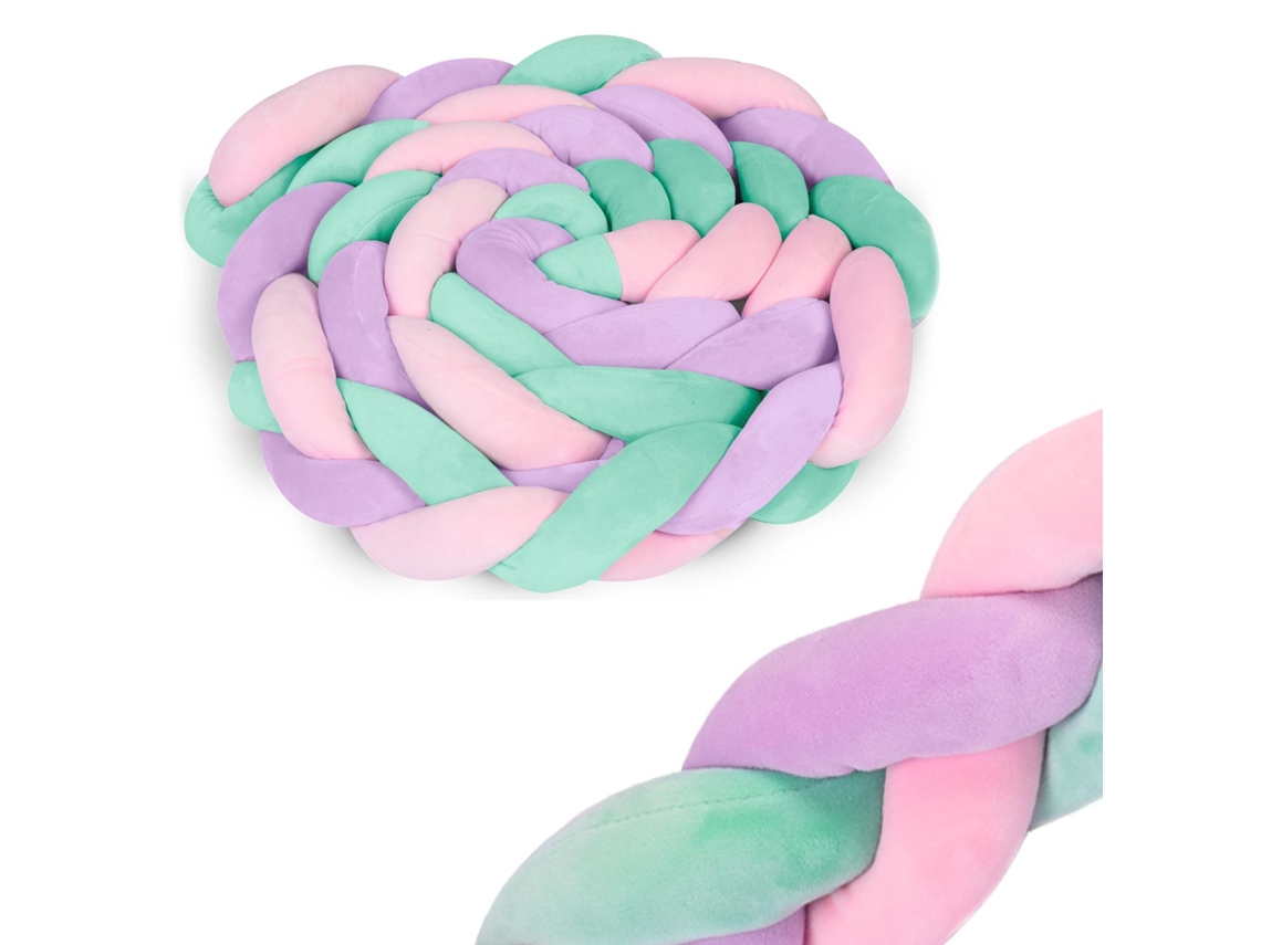 Funda Para Cuna Ricokids 3m - Menta-rosa-púrpura