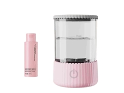 Limpiador de brochas de maquillaje eléctrico Rosewell con solución limpiadora