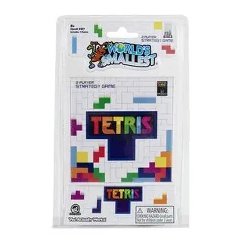 Juego miniatura Worlds Smallest Tetris original 5187 MADNESSTOYS