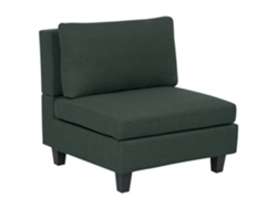 Sillón modular BELIANI Unstad de Poliéster Verde 76x76x72