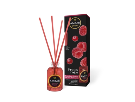 Mikado 30 Ml Frutos Rojos Ambar 45Días AMBAR PERFUMS
