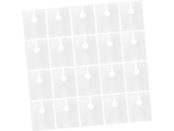 50 Unidades De Avental Descartável Transparente Impermeável Para Cabeleireiro.