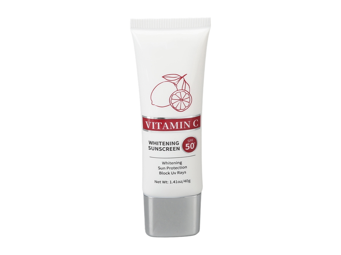 Protector Solar Facial con Vitamina C Hidratante Bloquea Rayos UV, Ilumina y Regenera la Piel 40g