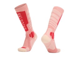 Calcetines Altos De Lana Merino Para Mujer, Ideales Para Esquiar, Para Invierno Y Para Deportes Al Aire Libre.