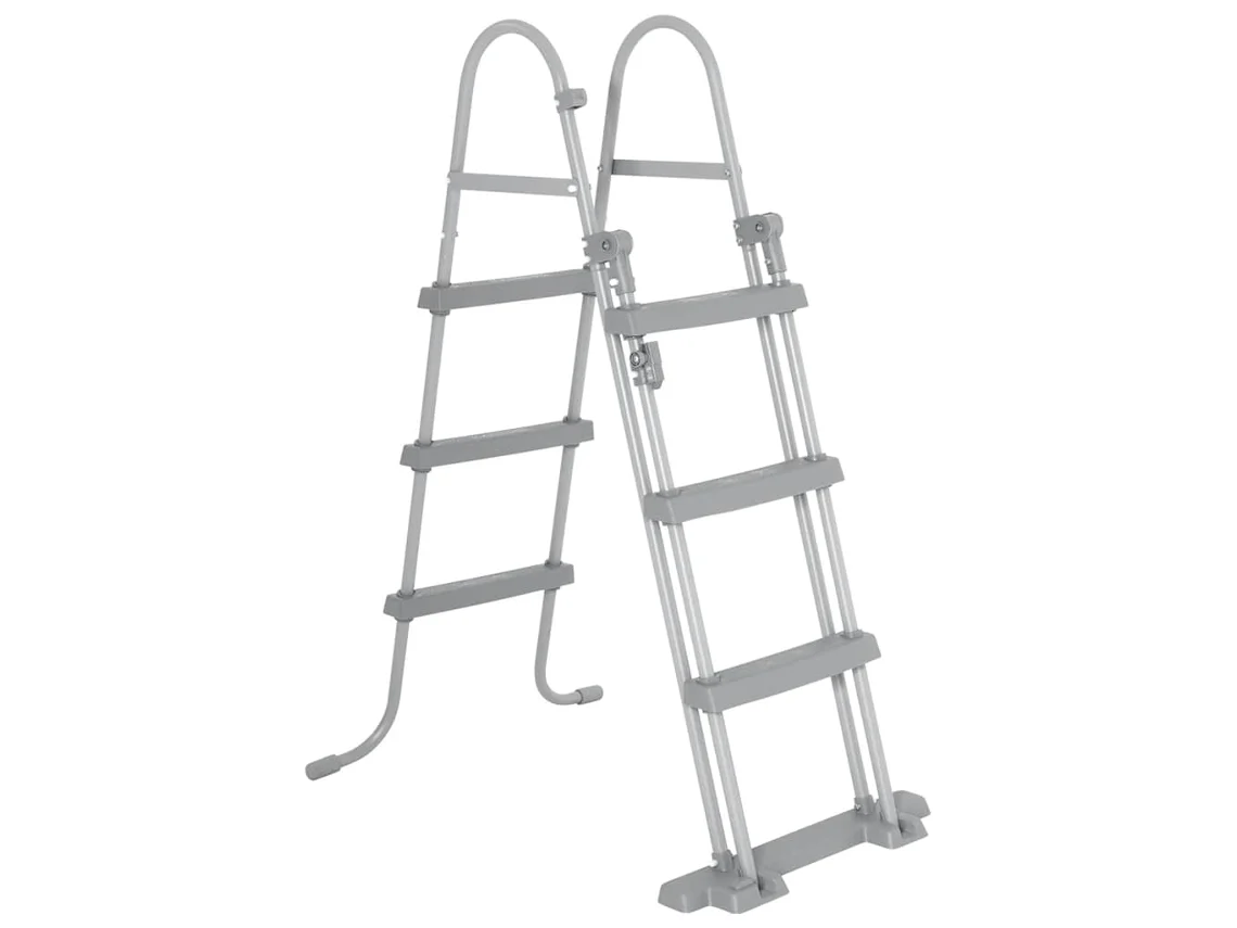 Escalera De Piscina BESTWAY Gris Metal