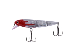 Yuminuo 10cm Minnow De Cabeza Roja Lure Duro Crankbait Wobbler Swim Bait