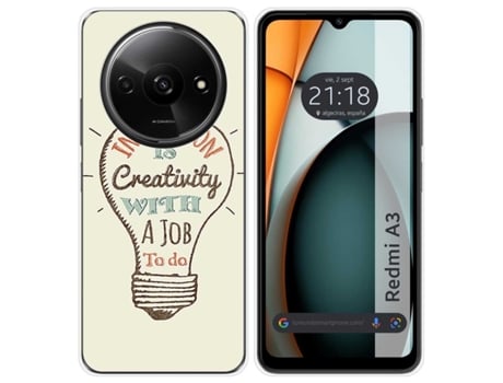 Funda para Xiaomi Redmi A3 TUMUNDOSMARTPHONE Silicona Multicolor