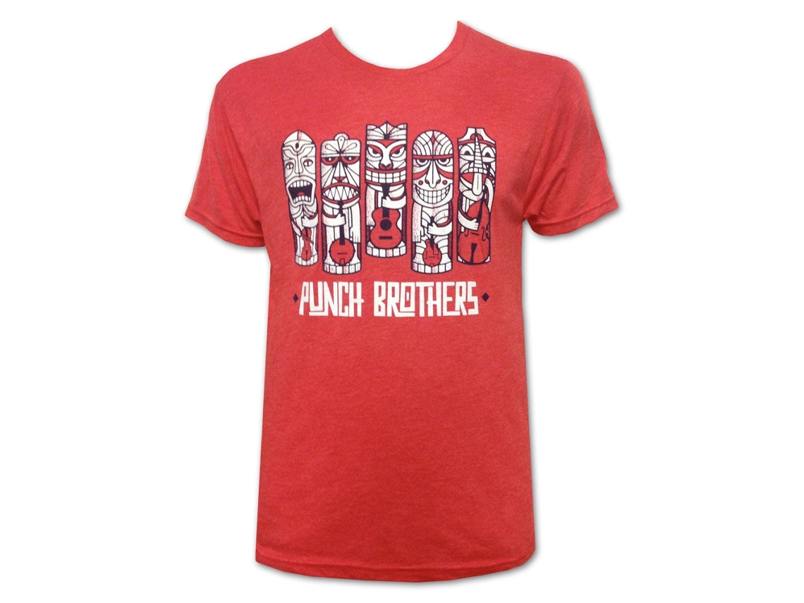 Camiseta unisex para adultos Punch Brothers Tiki Rockinstone, superventas. Talla: L
