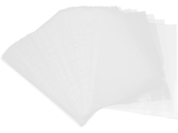 100 Fundas Transparentes Resistentes Para Archivadores, Ideales Para Fotos, Recetas Y Certificados.