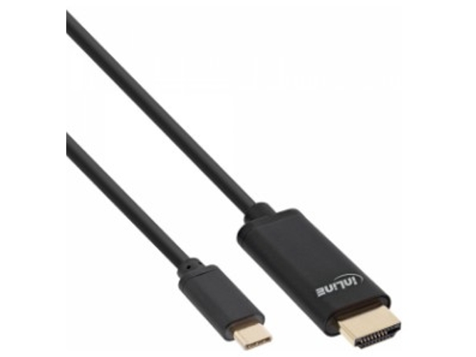 Adaptador INLINE (3 m - USB-C/HDMI)