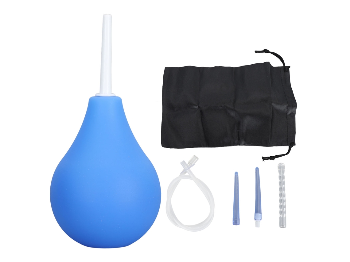 Kit De Enema (224 Ml) Con Manguera Y 4 Puntas Reemplazables Para Hombres Y Mujeres.