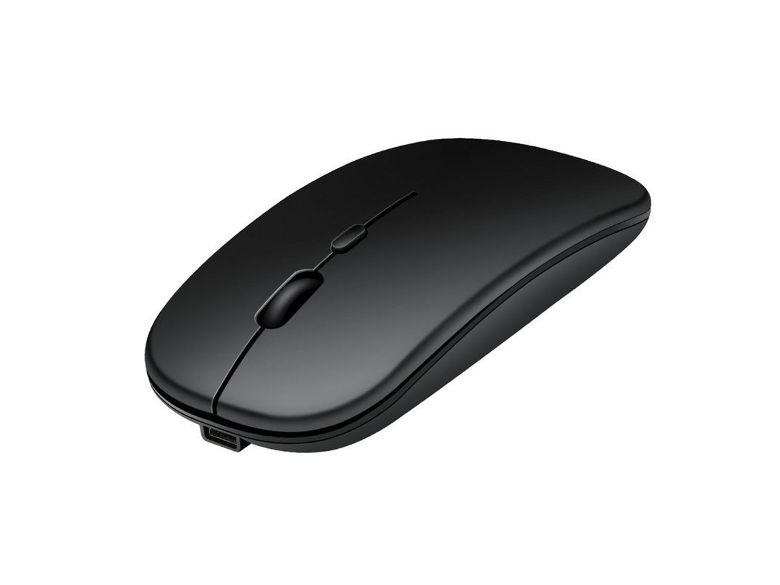 Ratón Inalámbrico Bluetooth Compatible Con Portátiles, Macbook, Ipad Y Iphone. Clic Silencioso. Recargable.