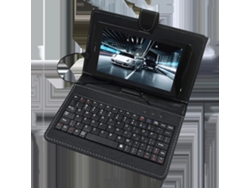 Funda Para Tabletas De 7 A 10,1 Pulgadas - Con Teclado + Divisor De Puerto Usb Estándar De 10,1 Pulgadas