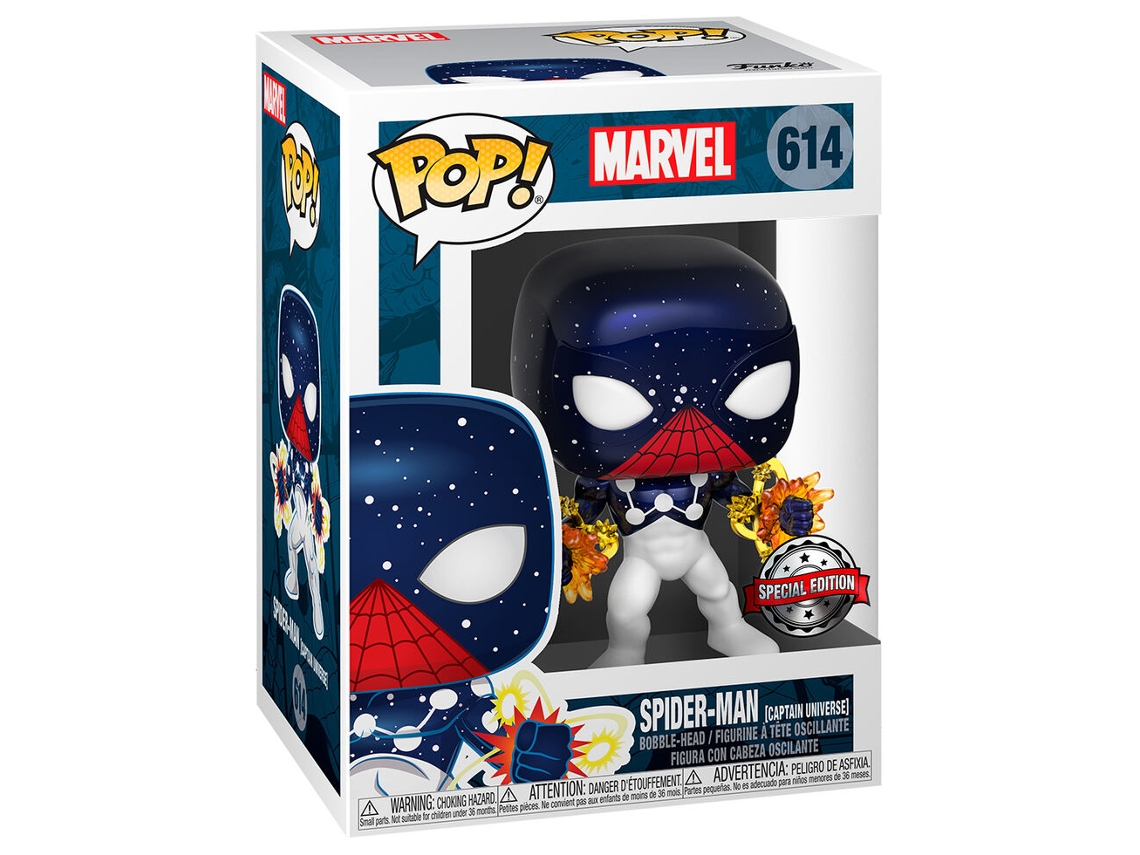 Figura Pop Marvel Spider-Man Capitán Universo Exclusiva B.active