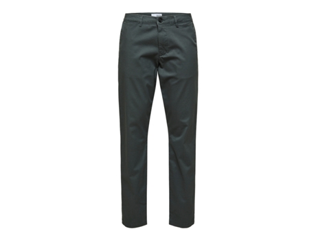 Pantalones SELECTED New Miles Flex Hombre (33x34 - Gris)
