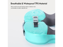 Ats-flotador De Natsación Para Bebés Sin Inflar Axila Para Bebés De 3-10 Meses Anillo De Natsación Entrenador Piscina