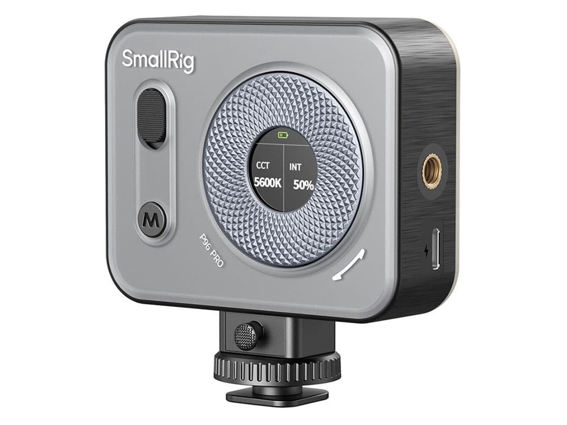 Mini luz de vídeo LED SMALLRIG 4660 Vibe P96 Pro Negra