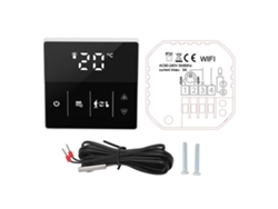 Termostato Inteligente Wifi Con Pantalla Táctil, Aplicación, Control Por Voz Y Control Remoto, 90-240v Para El Hogar Y Hoteles.