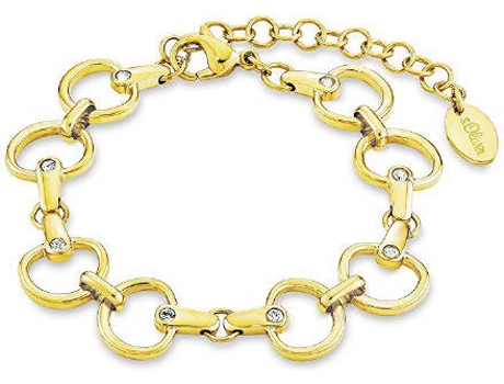 Pulsera S. OLIVER Oliver (Acero Inoxidable - Dorado - 21 cm)
