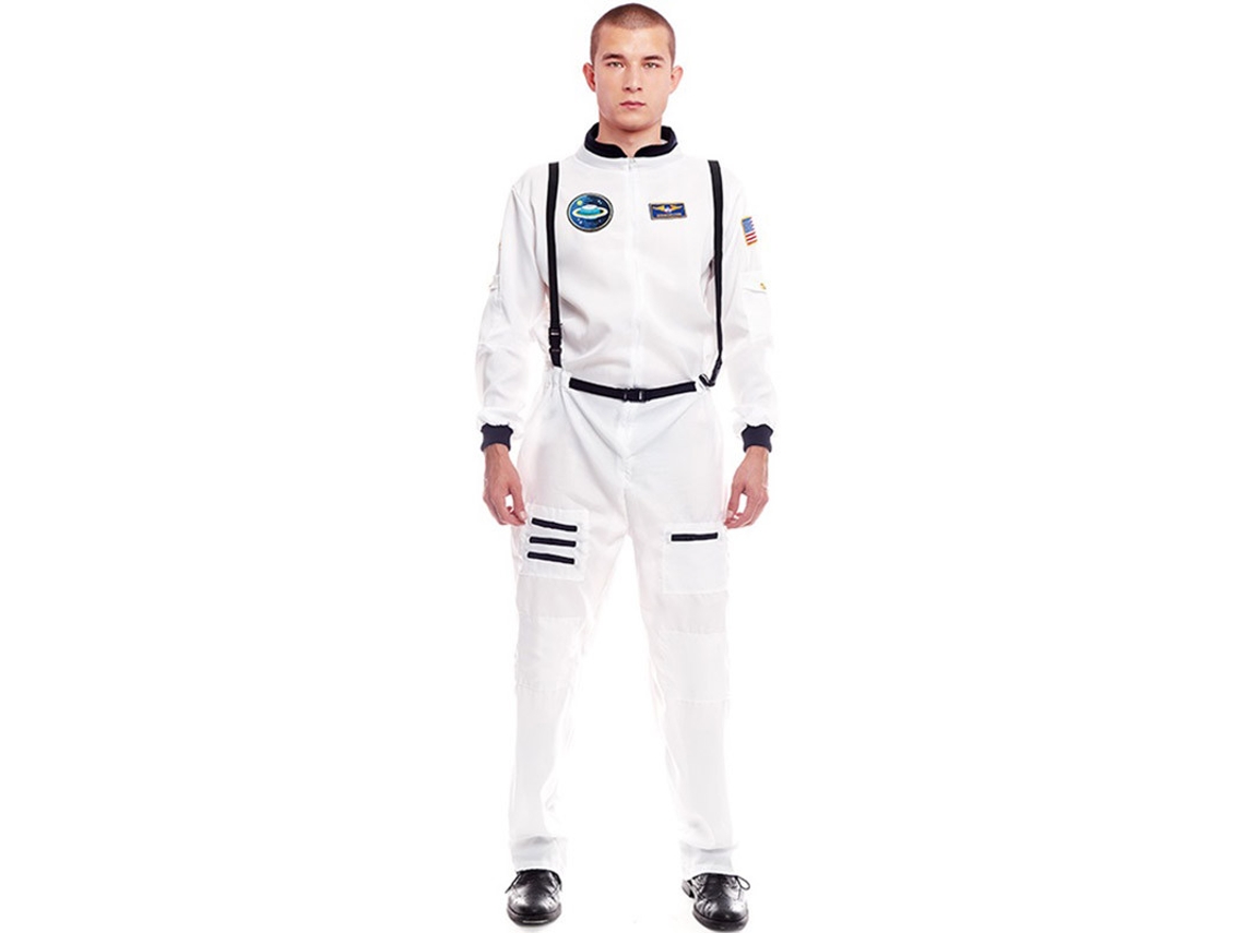 Disfraz de Hombre PARTILANDIA astronauta blanco con insignia (Tam.: M)