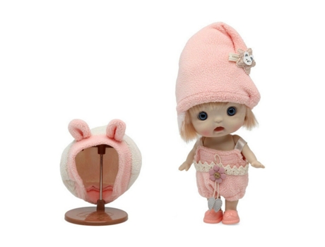 Muñeca BIGBUY KIDS Bebé Lynmon Baby Cor de Rosa (Edad Mínima Recomendada: 3 años)