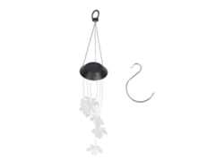 Campanillas De Viento Solares Con Forma De Hoja De Arce Y Luces Led Móviles Para Jardín, Patio Y Exteriores
