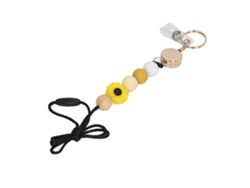Clip Para Chupete Con Perlas De Silicona, Chupete Para Bebé, Amarillo, Regalo, Playing Daisy