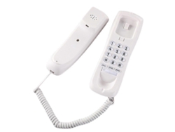 Teléfonos de pared, fijos, residenciales, de línea corta y adicionales para hoteles, oficinas y hogares.