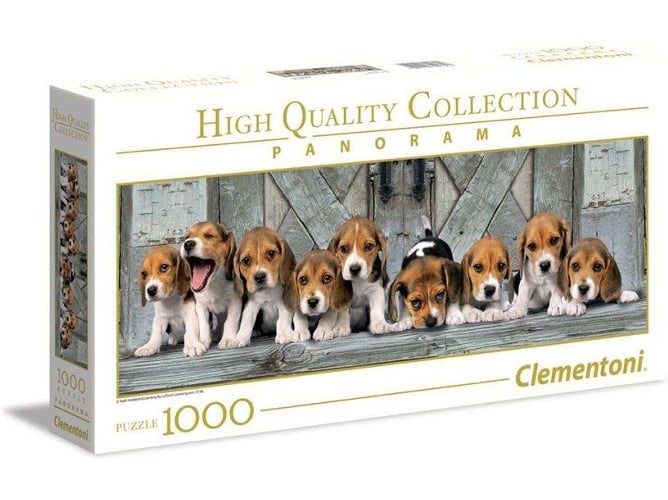 Puzzle CLEMENTONI Beagles (1000 Piezas)