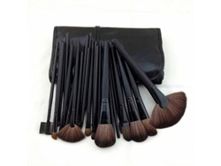 (blanco) Juego De 24 Brochas De Maquillaje - Brochas De Maquillaje Profesionales: Brocha Para Cejas, Brocha Para Base, Brocha Para Sombra De Ojos